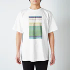 anq（バグ屋）のバグ_bluestripe Regular Fit T-Shirt