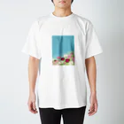 はっちゃんの空とコスモス Regular Fit T-Shirt