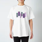 SAKURAMEDERUのねこねこパターンD Regular Fit T-Shirt