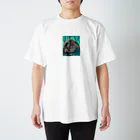 🐰うさぎのごま(唔蒔)さん🐰のごまさん表紙 スタンダードTシャツ