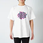 SAKURAMEDERUのにわとりパターンA スタンダードTシャツ