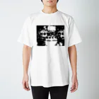 SNOWDOME PRODUCTIONのSNOWDOME PRODUCTION 2022 スタンダードTシャツ(白フロントロゴ) Regular Fit T-Shirt