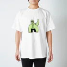 ぼりよしの真正面ぶらきおさうるすくん Regular Fit T-Shirt