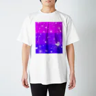 Ｍ✧Ｌｏｖｅｌｏ（エム・ラヴロ）の花（パープル） スタンダードTシャツ