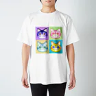 02のねこたち スタンダードTシャツ