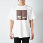 papiko くまさんの美人のネコちゃん Regular Fit T-Shirt