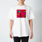komodo-dachshundのカラフルポップ スタンダードTシャツ