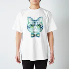 02のねこ-夏 スタンダードTシャツ