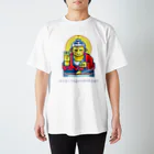 BUDDHA VERSE SHOPのNFT BUDDHA_002_SHAKA NYORAI Regular Fit T-Shirt