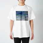 絵画を纏うのルノワール 海の景色 Regular Fit T-Shirt