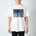 絵画を纏うのルノワール 海の景色 スタンダードTシャツ