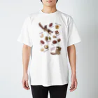 huroshikiのNUTS collection ナッツコレクション スタンダードTシャツ