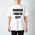 【公式】RE EARTH TV / リアスティーヴィーのRIKUZENTAKATA CITY - Tee（BK-Light Color）スタンダードTシャツ Regular Fit T-Shirt