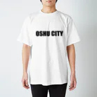 【公式】RE EARTH TV / リアスティーヴィーのOSHU CITY - Tee（BK-Light Color）スタンダードTシャツ Regular Fit T-Shirt