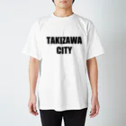 【公式】RE EARTH TV / リアスティーヴィーのTAKIZAWA CITY - Tee（BK-Light Color）スタンダードTシャツ Regular Fit T-Shirt