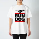 COOL CAT★GRAPHICSのRUNNING DOG　走ってる犬　CCG-005-2W Regular Fit T-Shirt