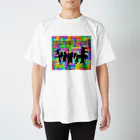 SAKURAMEDERUのモブパターン Regular Fit T-Shirt