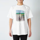 ちゃりんこ流星群☆彡のメイドさんと自転車 Regular Fit T-Shirt