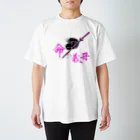 ao_with_pinkのShadow Pink　命の義母 スタンダードTシャツ