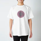 パステル夢アート・まんだらやの神聖幾何学フラワーオブライフ（ピンク２） Regular Fit T-Shirt
