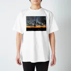 スギノワカバの空（雲多め） Regular Fit T-Shirt