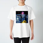 くまさん（麦食くま）の宇宙を旅するくまさん「国際宇宙ステーション」 Regular Fit T-Shirt