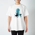 水島ひねの「あのとき助けていただいたナマズです」 Regular Fit T-Shirt