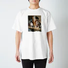 Hesseのしまーうし Regular Fit T-Shirt