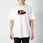 KISAKISAKI_MerchのKISAKISAKIのKIとチェリーのロゴ スタンダードTシャツ