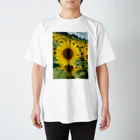 Exciteの夏の向日葵 Regular Fit T-Shirt