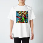 世界に1つだけのTシャツ屋【一点ものアートTシャツ専門店】のロックスター11 Regular Fit T-Shirt