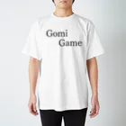 何屋未来 / なにやみらいのGomiGame 黒文字 Regular Fit T-Shirt