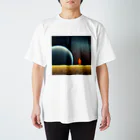 世界に1つだけのTシャツ屋【一点ものアートTシャツ専門店】の佇む人 5 Regular Fit T-Shirt