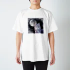 どるちぇ＊うさぎの1月《Moonシリーズ》＊Wolf Moon＊ Regular Fit T-Shirt