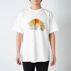 ぽふっこ！うささんのオムライスうささんズ Regular Fit T-Shirt