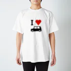 働く車・乗り物Tシャツ／KK商店のアイラブマイカー（コンパクトカー） スタンダードTシャツ