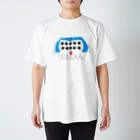 NAMEKUJIの青髪の六本足モンスター スタンダードTシャツ