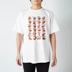 SUNDAYS GRAPHICSのりすスタンプ Regular Fit T-Shirt