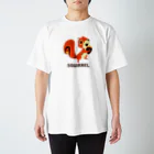 SUNDAYS GRAPHICSのどんぐリス (茶色ロゴ) スタンダードTシャツ