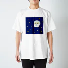 ネコトチワワのチャトラちゃん 宇宙 スタンダードTシャツ