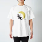 HAKOUSA -ハコウサ-のGekko (ピンク) Regular Fit T-Shirt