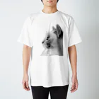 【KOTCH】 Tシャツショップのモノクロ猫　 スタンダードTシャツ