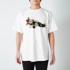 SKULL-2のノーズアートを描くすろくま。戦闘機P-40、SKULL スタンダードTシャツ