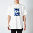 百合花の和風の天使ちゃん Regular Fit T-Shirt