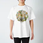 どうぶついっぱい　ふじいまさゆきの爬虫類いっぱい001 Regular Fit T-Shirt