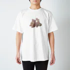 空飛ぶ煮卵の反転ネコ Regular Fit T-Shirt