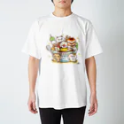 きゃらきゃらマキアートのジャンボパフェ スタンダードTシャツ