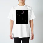 usagi-cuteの金平糖の降る夜でした スタンダードTシャツ