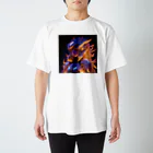 トリトリAIART⬣HEXA公認アンバサダー☁「cyberpunk girl」のcyberpunk girl ヨルムンガルド スタンダードTシャツ