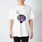 とんちゃの片耳イヤホン(サイケ) Regular Fit T-Shirt